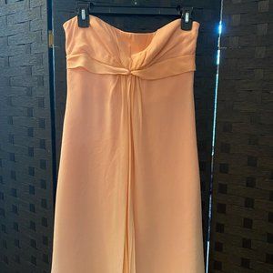 BCBGMAXAZRIA Strapless Silk Dress Size 4
